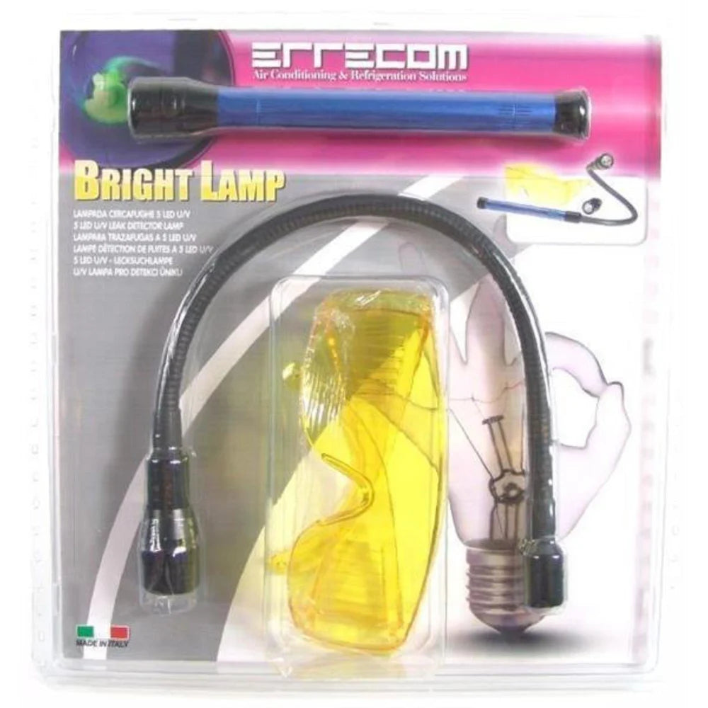 KIT RICERCA PERDITE LAMPADA UV E OCCHIALI